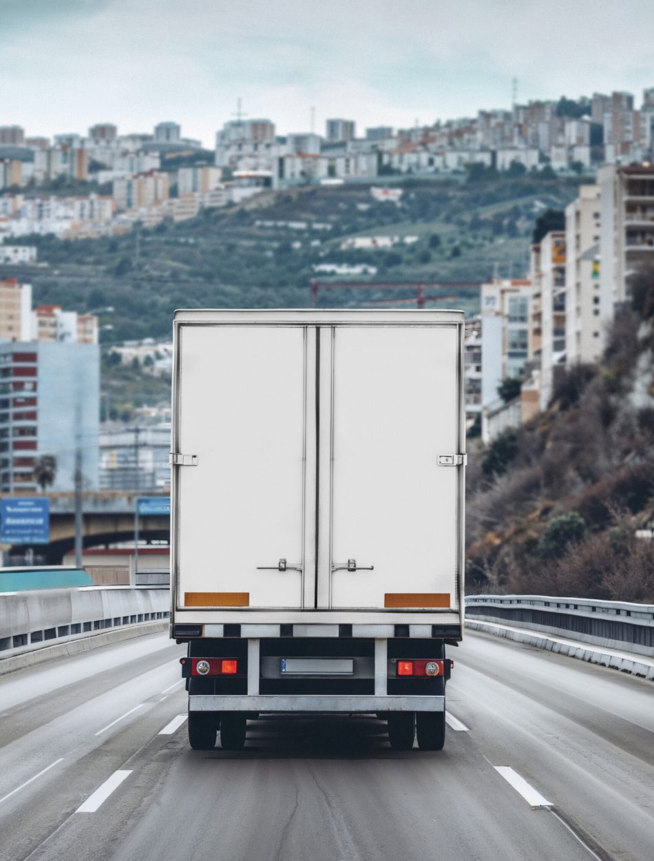 blank-cargo-truck-road